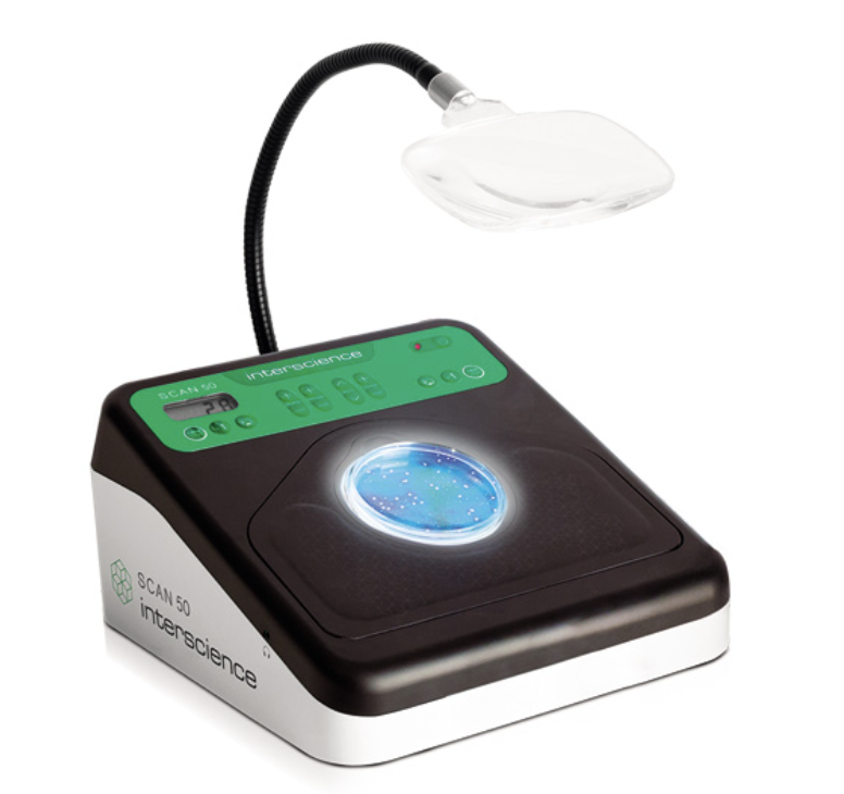 Scan 50 Manual colony counter con lente de aumento